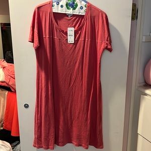 Brand new with tags pink t shirt dress size M